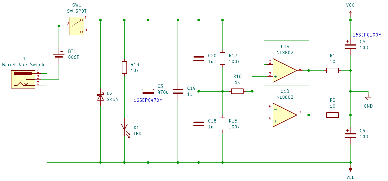 電源の回路図